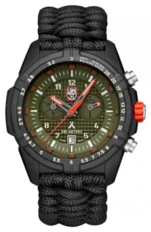 Luminox Mens Bear Grylls Survival 3780 Series Green Dial Watch