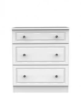 Swift Clarence Ready Assembled 3 Drawer Chest