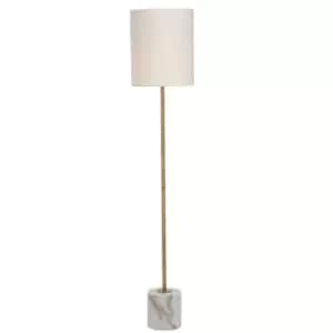 Village At Home Bianco Floor Lamp - Antique Brass