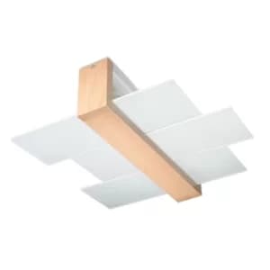 Sollux Wall Lamp Plafond Feniks 2 Natural Wood