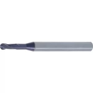 0.5 2FL Regular Neck Ball Nose Slot Drill Q-Coat