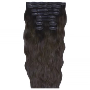 Beauty Works 22" Beach Wave Double Hair Extension Set (Various Shades) - 2 Ebony
