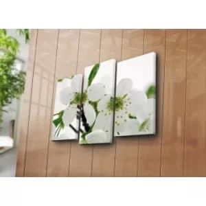 3KBPAT-7 Multicolor Decorative Canvas Painting (3 Pieces)