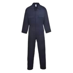 Portwest S998 Euro Cotton Boilersuit Navy Blue 2XL 33"