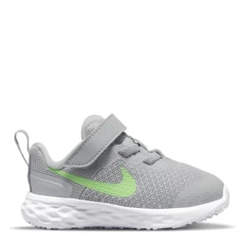 Nike Revolution 6 Baby/Toddler Shoe - Grey/Green