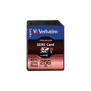 Verbatim Premium 256GB SDXC Memory Card