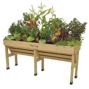 VegTrug Medium Wall Hugger Raised Planter - Natural