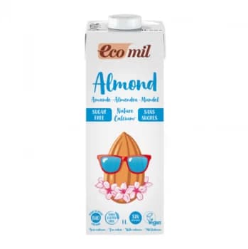 Ecomil Almond Calcium - No Added Sugar - 1Ltr x 6