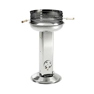 Landmann Stainless Steel Pedestal Charcoal BBQ - Silver