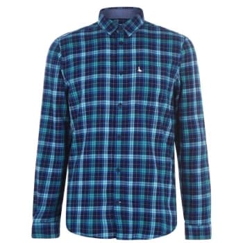 Jack Wills Sydling Flannel Check Shirt - Teal