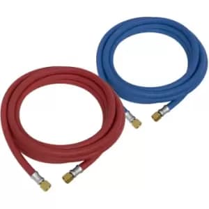 WH05 Welding Hose Set Oxyacetylene EN ISO 3821 (EN 559) 5m - Sealey