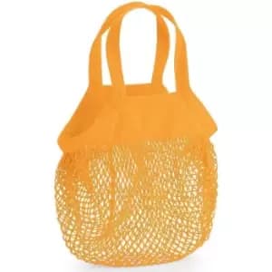 Mini Mesh Organic Cotton Grocery Bag (One Size) (Amber Glow) - Westford Mill