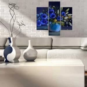 3MDF-097 Multicolor Decorative MDF Painting (3 Pieces)
