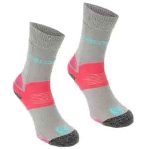 Salomon Midweight 2 Pack Ladies Walking Socks - Grey