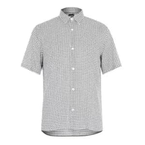 Boss Leno Pattered Shirt - Beige