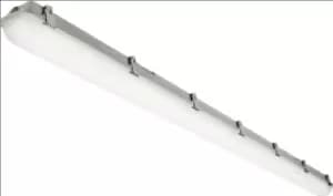 KnightsBridge 230V IP65 IK08 6ft Selectable 30W/60W CCT Adjustable Microwave ST Emergency Non-Corrosive