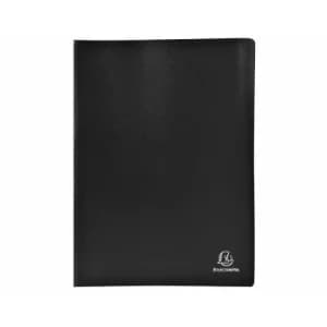 Exacompta Display Books PP Eco A4, 100 Pkts, Black, Pack of 8
