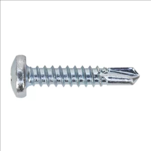 Sealey SDPH4825 Self Drilling Screw 4.8 x 25mm Pan Head Phillips Zinc D7504N