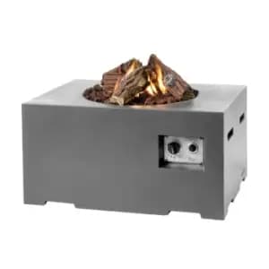 Happy Cocooning Rectangular Cocoon Fire Pit - Grey