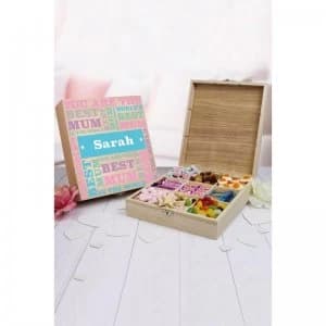 Personalised Best Mum Sweet Box Large
