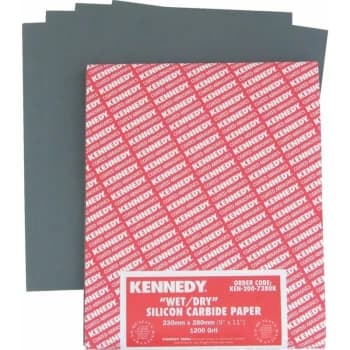 Kennedy - 9'X11 Wet or Dry Paper Sheet Grade 150- you get 5