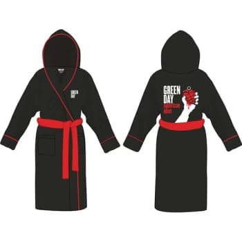 Green Day - American Idiot Unisex Large - X-Large Bathrobe - Black