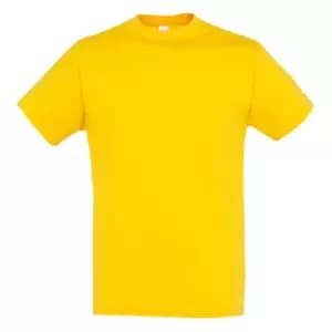 SOLS Mens Regent Short Sleeve T-Shirt (M) (Gold)