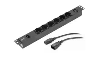 APC EPDU1010B-SCH power distribution unit (PDU) 7 AC outlet(s) 1U...