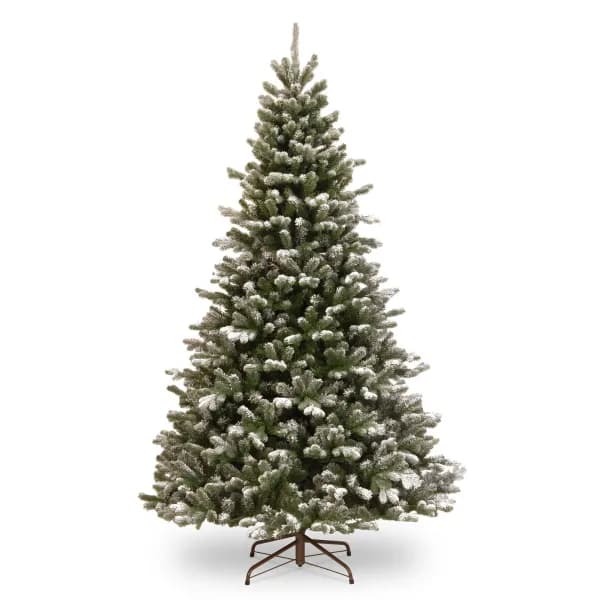 6.5ft Snowy Sheffield Spruce Christmas Tree Green