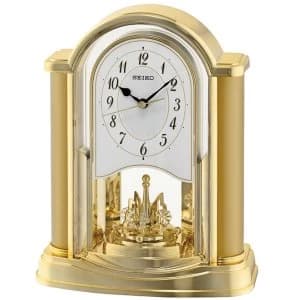 Seiko Swinging Bird Pendulum Wall Clock with Wood Effect Case - Brown