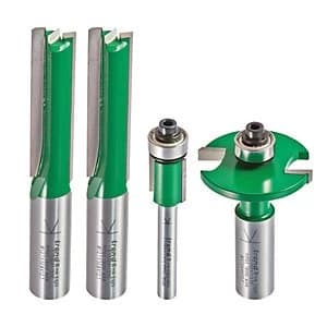 Trend 4 Piece Kitchen Fitters Router bit set