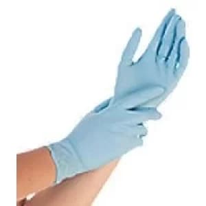 Click 2000 Disposable Gloves Powder Free Nitrile 50B Size S Blue Pack of 100