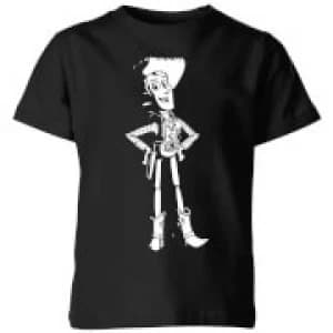 Toy Story Sheriff Woody Kids T-Shirt - Black - 3-4 Years