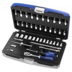 Expert by Facom 42 Piece 1/4" Drive Hex Socket and Socket Bit Set Metric 1/4"