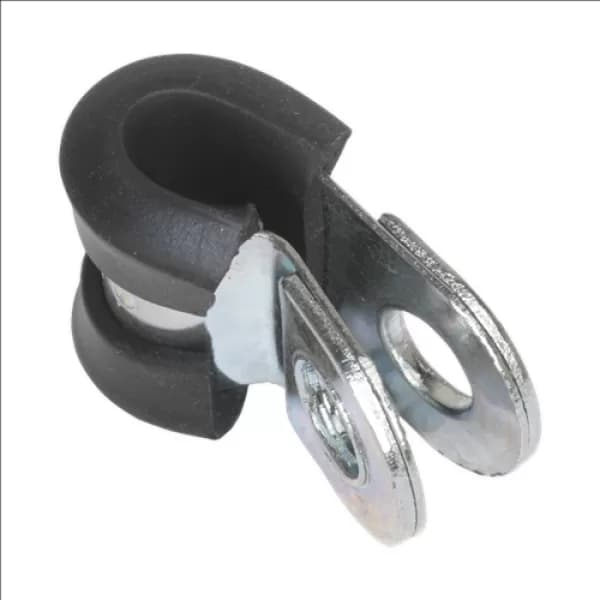 Genuine SEALEY PCJ5 P-Clip Rubber Lined Ø5mm Pack of 25