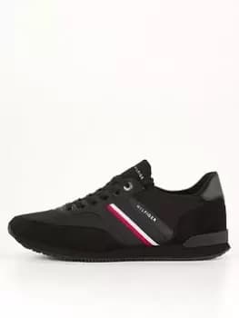 Tommy Hilfiger Iconic Sock Runner Mix Trainers - Black