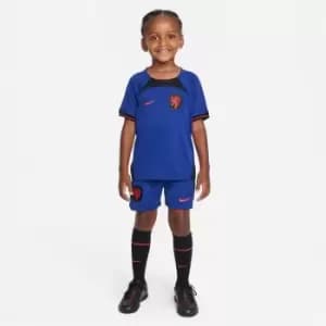 Nike 2022/23 Away Little Kids Soccer Kit - Blue