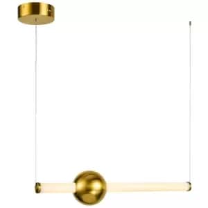 Italux Lighting - Italux Halling - Modern LED Hanging Pendant Copper, Warm White 3000K 1215lm