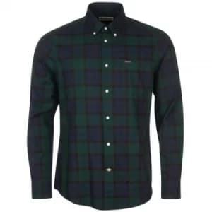 Barbour Mens Wetherham Tailored Shirt Black Watch Medium