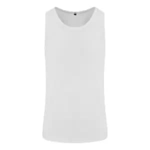 AWDis Just Ts Mens Tri-Blend Vest (M) (Solid White)