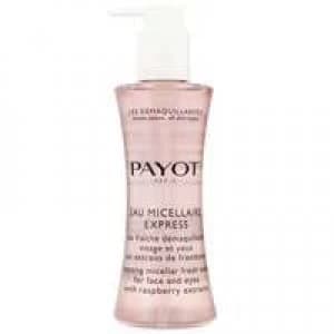 Payot Paris Les Demaquillantes Eau Micellaire Express: Refreshing Makeup Removing Water For Face And Eyes With Raspberry Extracts 200ml