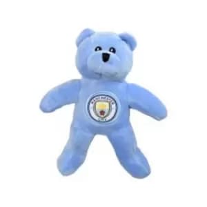 Manchester City FC Official Crest Design Bear (One Size) (Blue)