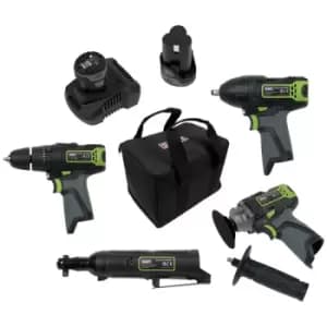 Sealey CP108VCOMBO1 4 x 10.8V SV10.8 Series Cordless Combo Kit - 2...