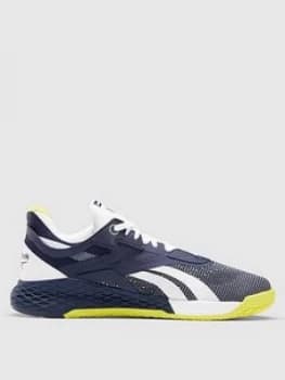 Reebok Nano X, Navy/White, Size 10, Men