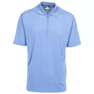 Trespass Mens Maraba Active Polo Shirt (S) (Blue Marl)