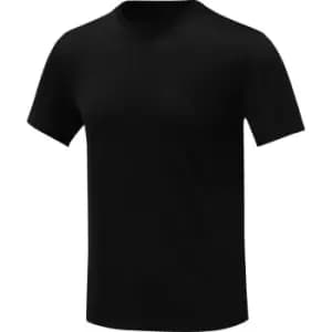 Elevate Mens Kratos Cool Fit Short-Sleeved T-Shirt (3XL) (Solid Black)