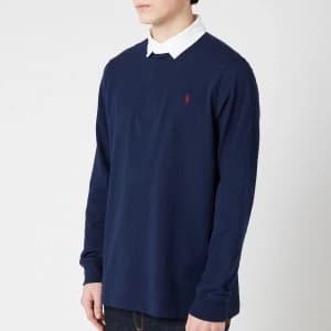 Polo Ralph Lauren Mens Rugby Top - French Navy - M