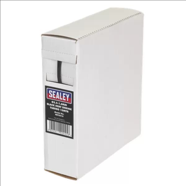 Genuine SEALEY HST3215 Heat Shrink Tubing Black Ø3.2-1.6mm 15mtr