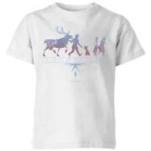 Frozen 2 Believe In The Journey Kids T-Shirt - White - 11-12 Years