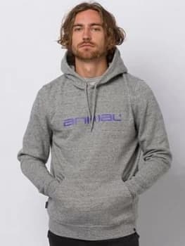 Animal Driver Hoodie - Grey Marl Size M Men